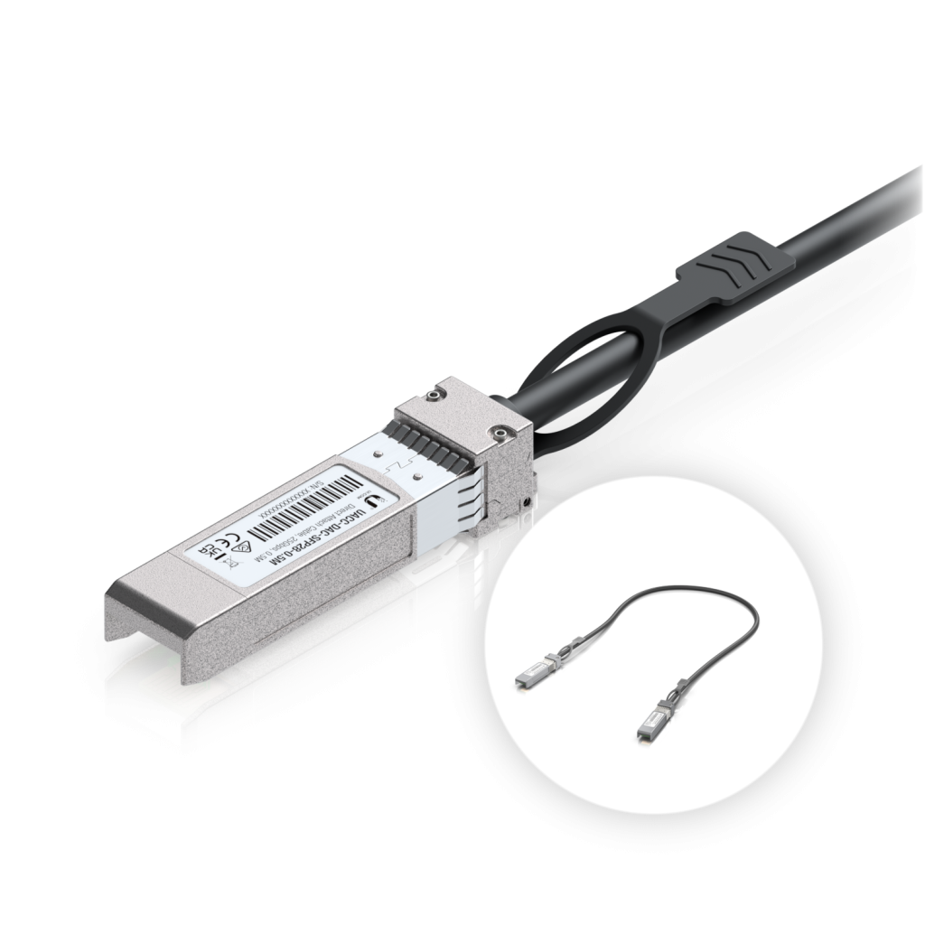Ubiquiti UniFi 25G Direct Attach Cable 直連線纜（DAC） (UACC-DAC-SFP28-1M)