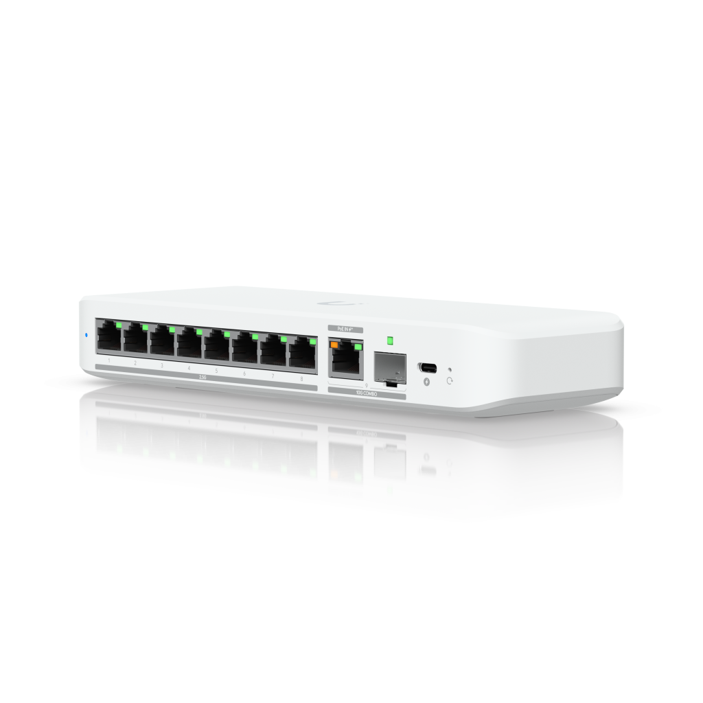 Ubiquiti UniFi Flex 2.5G 8 Port Switch 交換器 (No POE) (USW-Flex-2-5G-8)