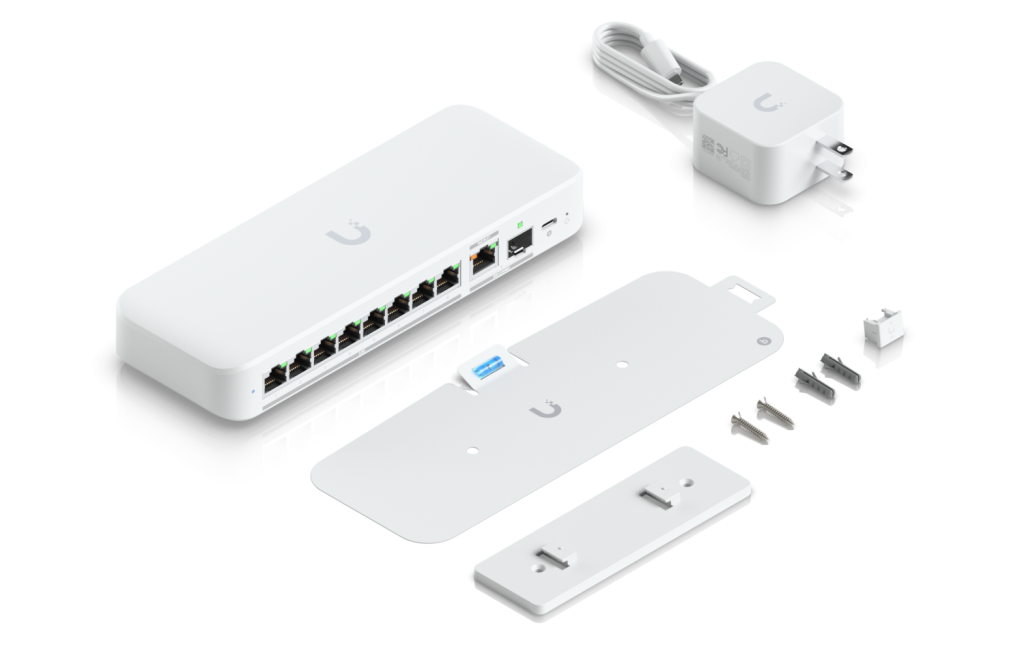 Ubiquiti UniFi Flex 2.5G 8 Port Switch 交換器 (No POE) (USW-Flex-2-5G-8)