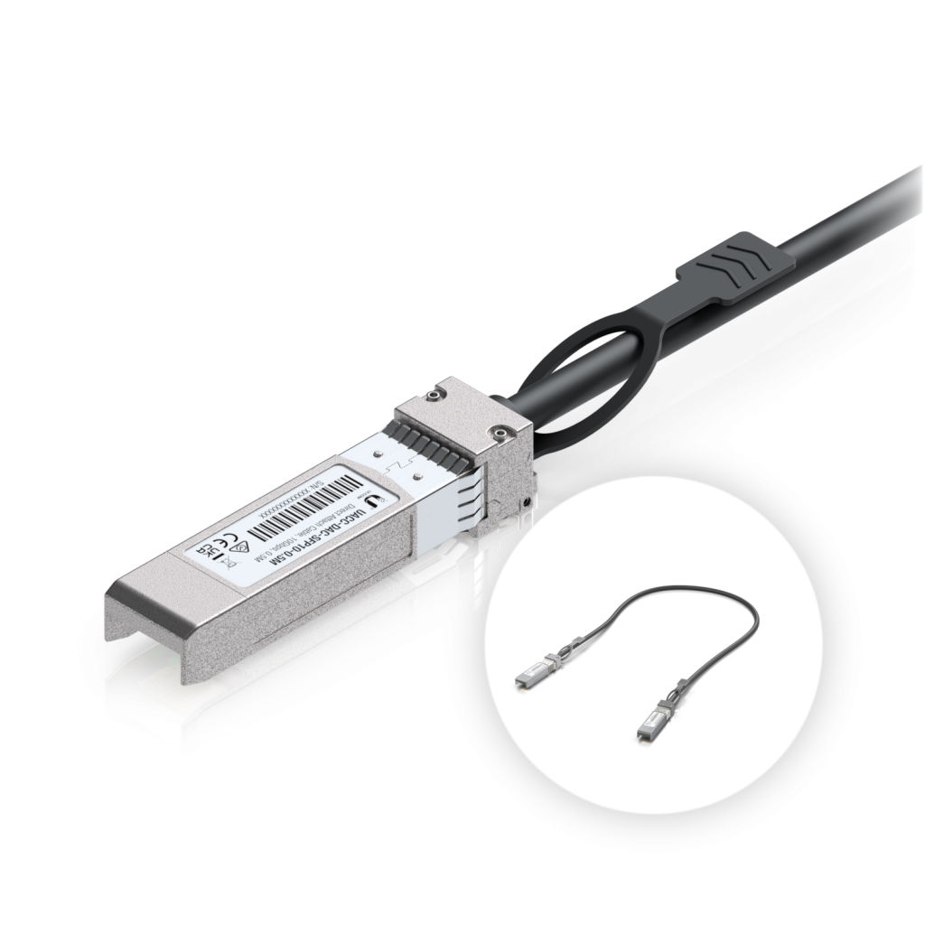 Ubiquiti UniFi 10G Direct Attach Cable 直連線纜（DAC）（0.5 米） (UACC-DAC-SFP10-0)